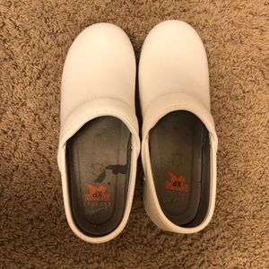 All white Dansko’s